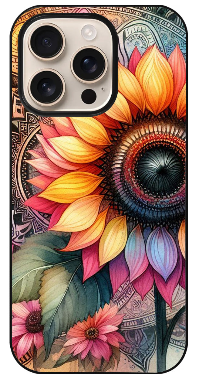 Coque personnalisée Mandala floral 31