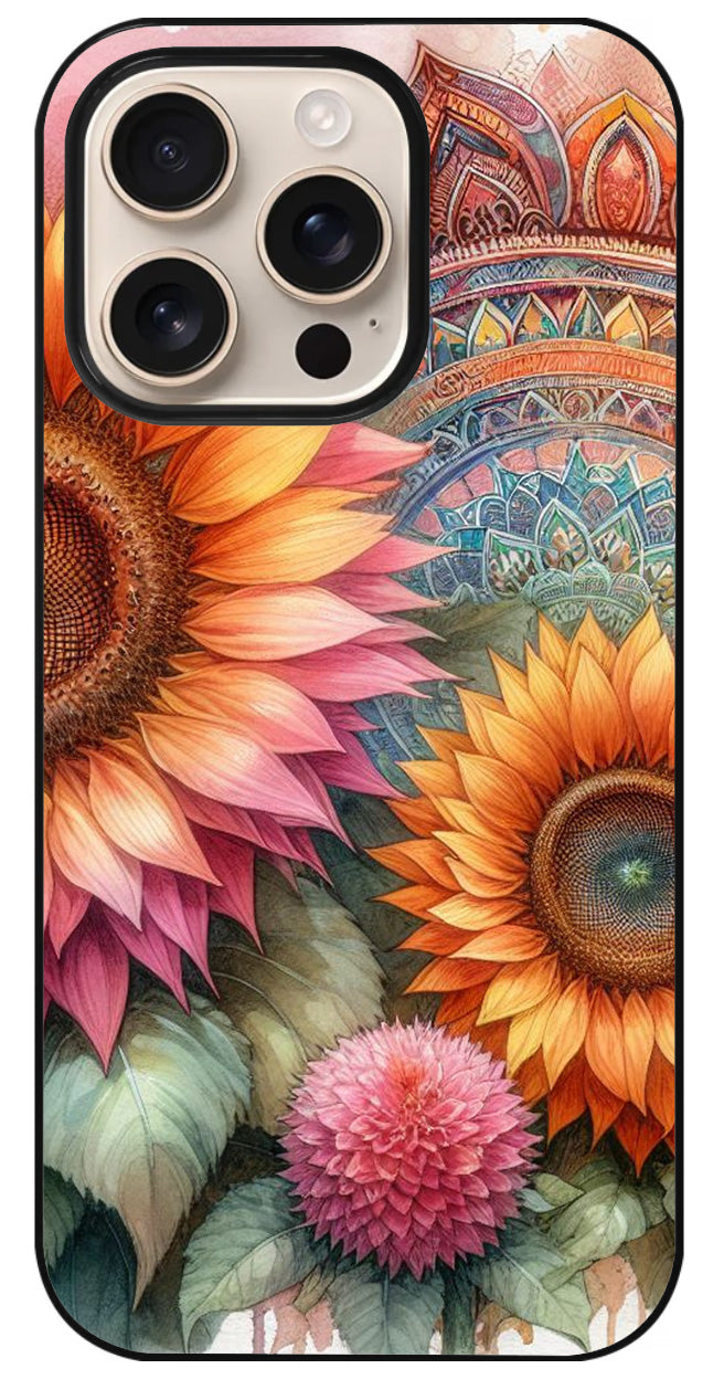 Coque personnalisée Mandala floral 38