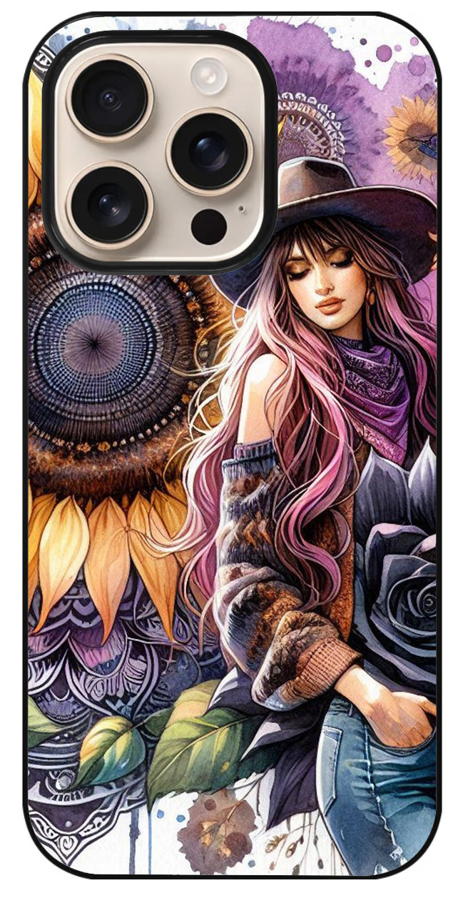 Coque personnalisée Mandala floral 45