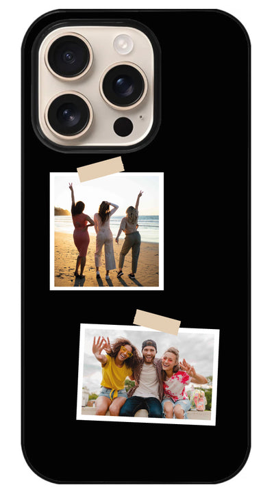 Coque polaroid 2 photos à personnaliser