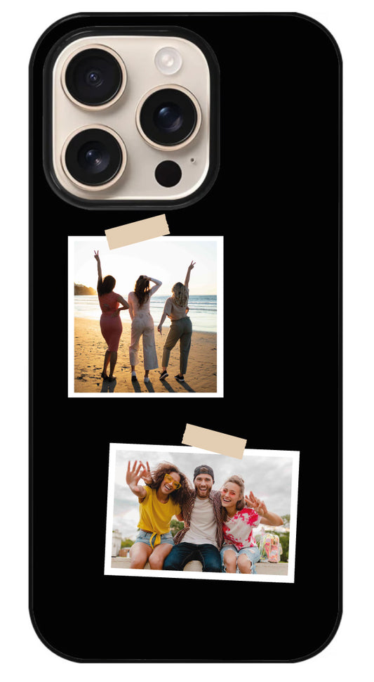 Coque polaroid 2 photos à personnaliser