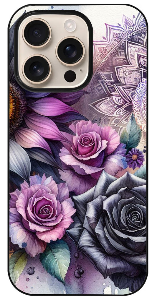 Coque personnalisée Mandala floral 23