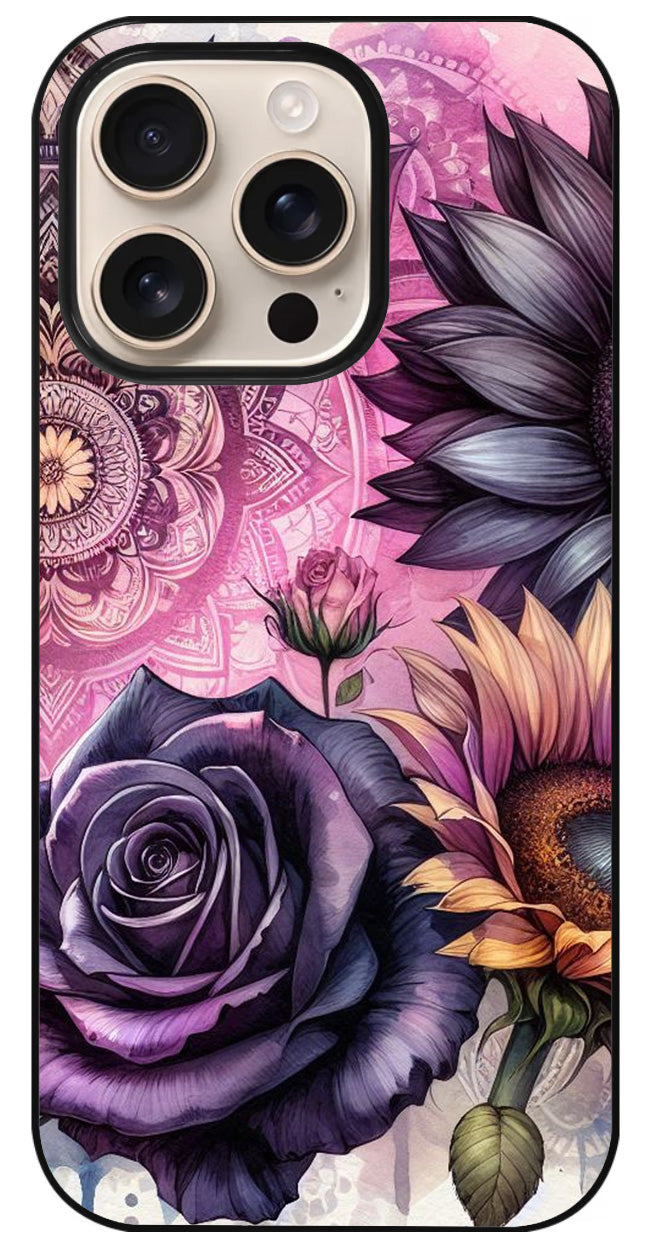 Coque personnalisée Mandala floral 26
