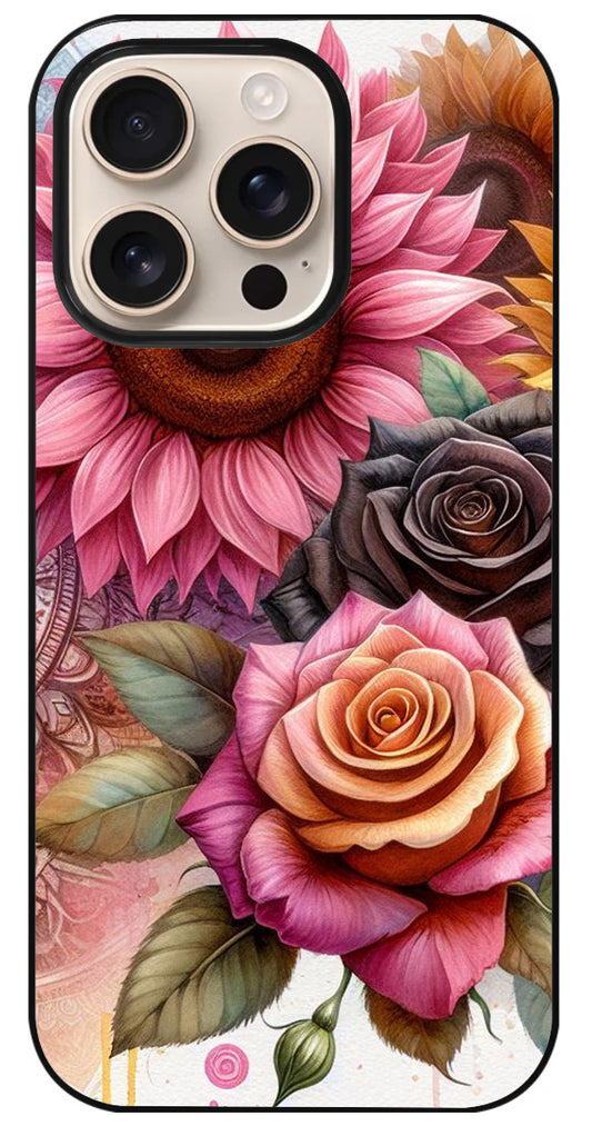 Coque personnalisée Mandala floral 27