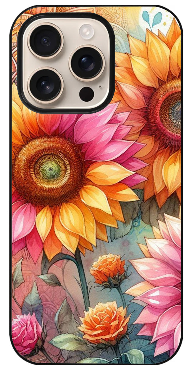 Coque personnalisée Mandala floral 36