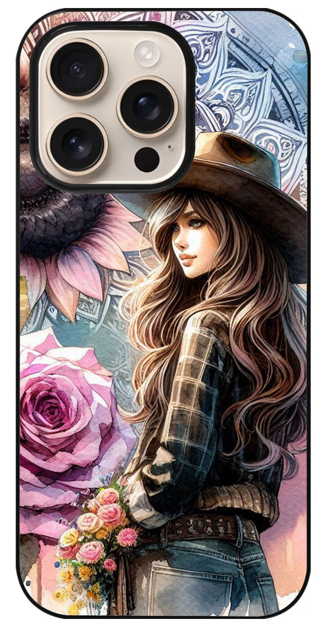 Coque personnalisée Mandala floral 48