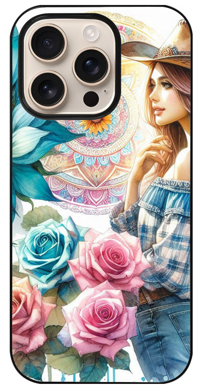 Coque personnalisée Mandala floral 53