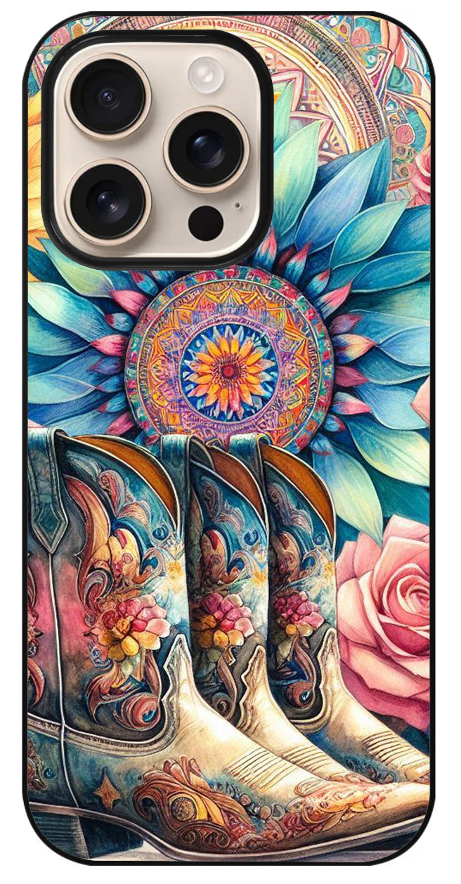 Coque personnalisée Mandala floral 57