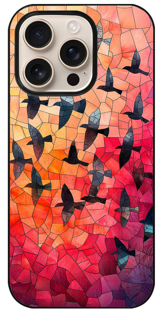 Coque personnalisée Vitraux animaux 1