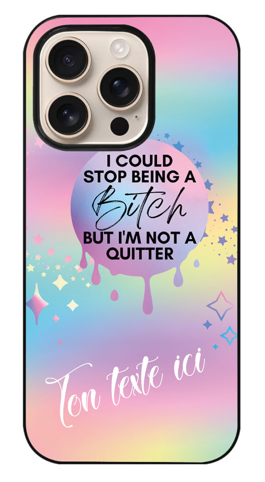 Coque I could stop à personnaliser