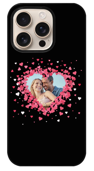 Coque photo dans coeurs multiples à personnaliser